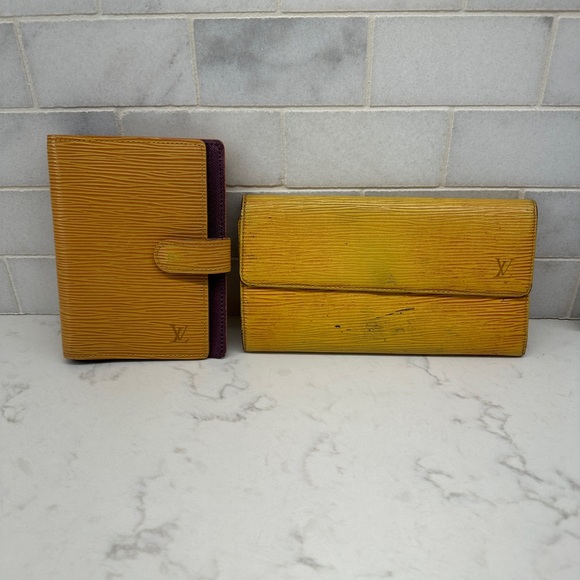 Louis Vuitton Sarah Wallet yellow Epi - Picture 9 of 9